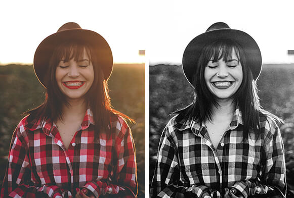 Cover für Schwarzweiß-Lightroom-Presets