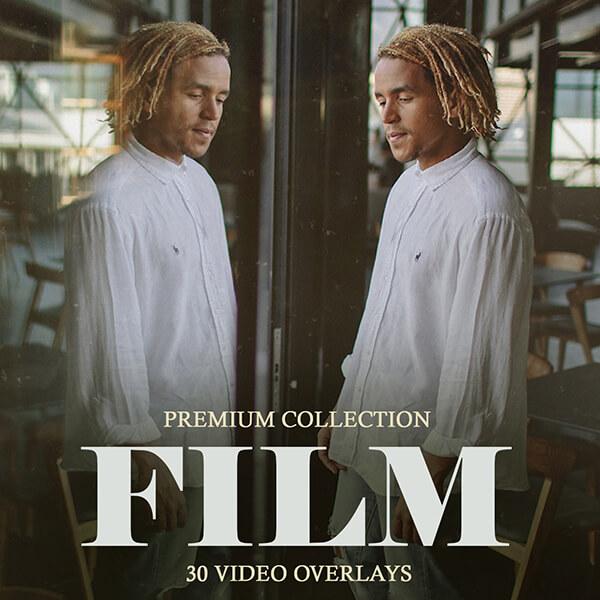 banner video sovrapposizioni effetto film