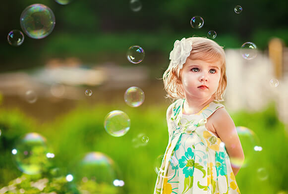 free bubbles photoshop overlays