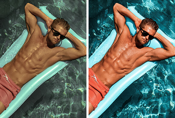 Kostenlose Orange und Teal Lightroom Presets Cover