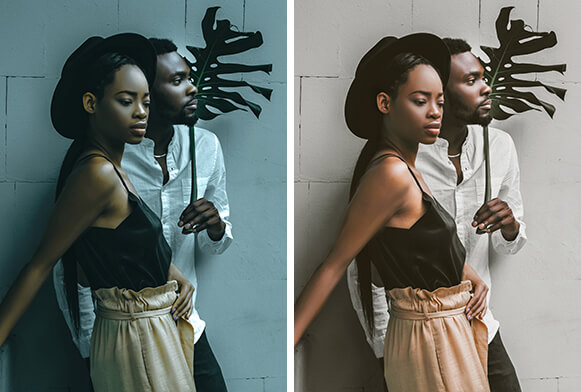 filmische kostenlose Photoshop-Elemente-Aktionen für Porträts