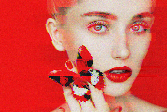 Glitch Photoshop-Aktionen