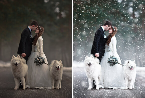 Winter Photoshop Aktion Kostenloser Download