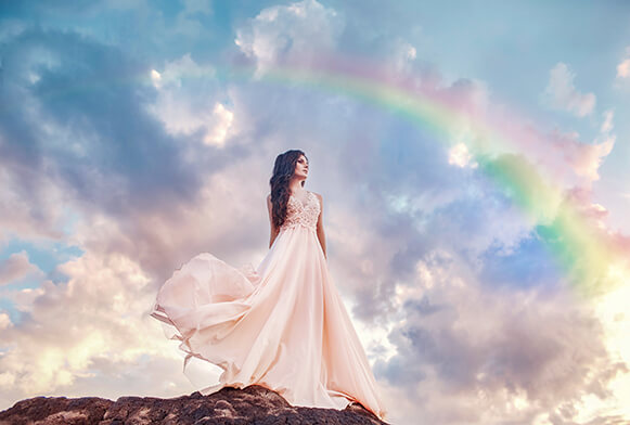 free rainbow photoshop overlays