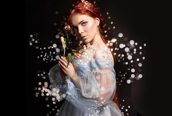 Schimmer Photoshop-Aktionen