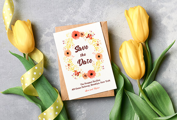 banner modelli di invito a nozze gratis