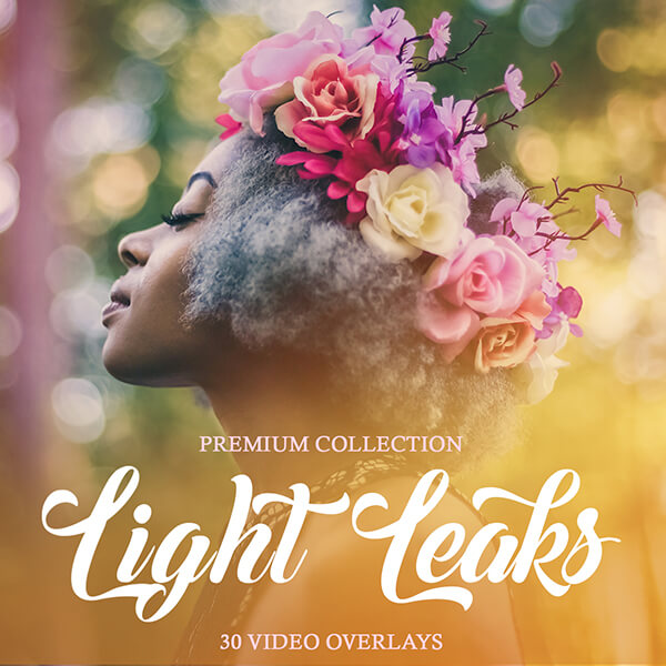 il video banner sovrappone l'effetto di perdite di luce