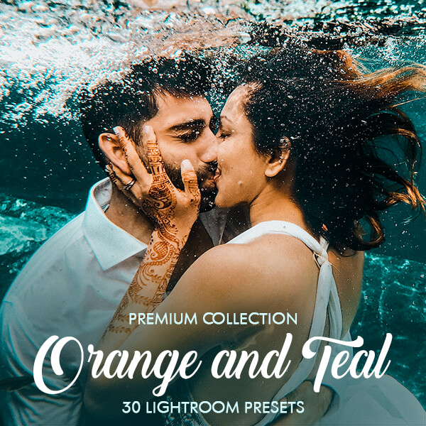 banner lr presets orange and teal collection