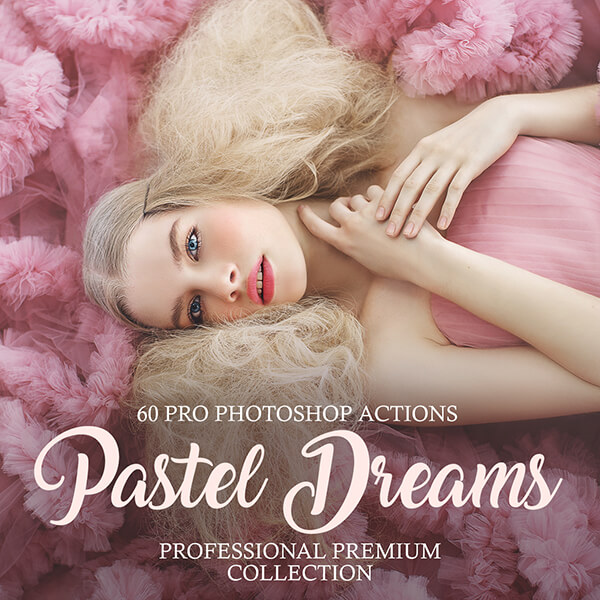 banner ps actions pastel dreams