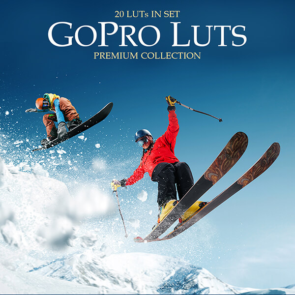 bannière professionnelle gopro luts