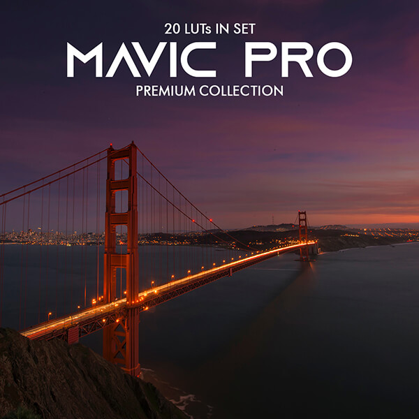 bannière professionnelle mavic pro luts