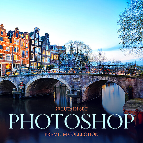 bannière photoshop professionnel luts