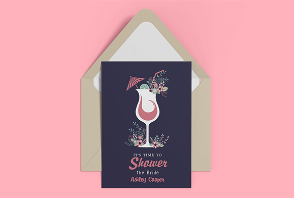 Kostenlose Photoshop Kartenvorlagen Brautparty