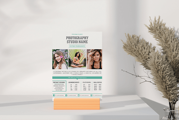 free photography marketing template