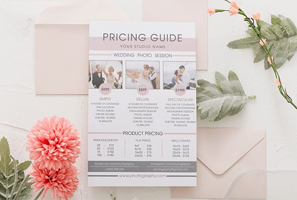 free photography marketing template