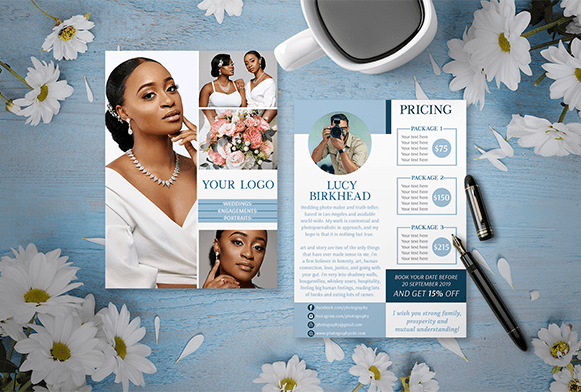 free photography marketing template