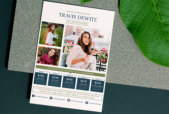 free photography marketing template